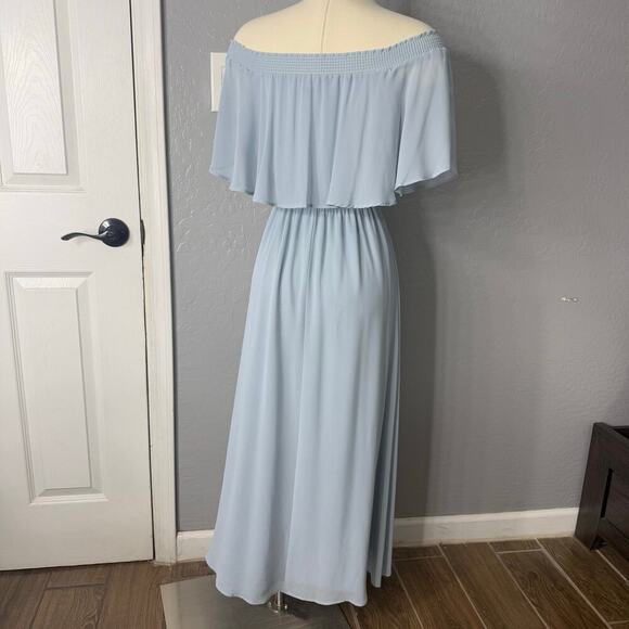 Show Me Your Mumu Hacienda Maxi Dress, Light Blue, XXSmall - Picture 2 of 5